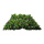 Panneau de feuilles en plastique, avec différentes feuilles     Taille: 50x50cm    Color: vert: