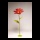 Schmuckkörbchen Blume aus Papier, mit kurzem Stiel     Groesse: Ø 60cm    Farbe: rot