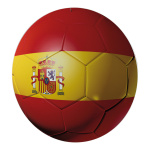 Football out of plastic, double-sided printed, flat...