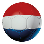 Football out of plastic, double-sided printed, flat...