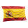 Flag out of plastic, double-sided printed, flat     Size: 58x40cm    Color: red/yellow