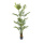 Palmier en pot 15 feuilles, en plastique     Taille: 180cm, Pot : Ø 17cm    Color: vert