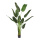 Bananier en pot 13 feuilles, en plastique     Taille: 180cm, Pot : Ø 19cm    Color: vert
