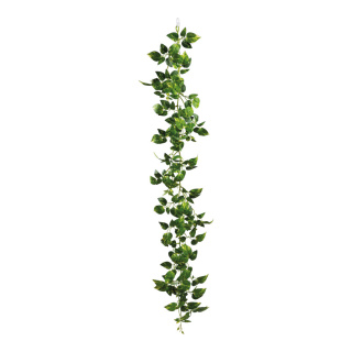 Pothos leaves garland out of plastic, to hang     Size: 170cm    Color: green