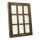 Fenêtre en bois      Taille: 50x40cm    Color: brun