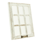 Fenster aus Holz      Groesse: 50x40cm    Farbe: weiß