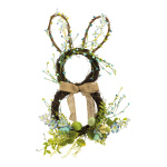 Rabbit wreath out of plastic/artificial silk/wooden...
