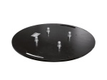 ALUTRUSS Steel Base Plate round type AM bk