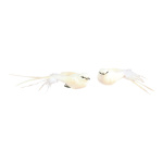 Birds with clip, 2 pcs./set, styrofoam with feathers,...