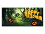 EUROPALMS Halloween Banner, Haunted Forest, 400x180cm