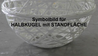 Fiberglas 3D HALBKUGEL GLOBUS
