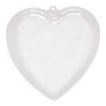 Cœur  plastique 2 moitiés pour remplir Color: transparent Size: Ø 14cm