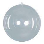 Boule  plastique 2 moitiés pour remplir Color: transparent Size: Ø 20cm
