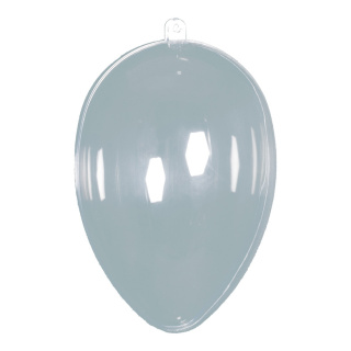 Egg plastic, 2 halves, to fill     Size: Ø 8cm    Color: clear