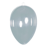 Egg  - Material: plastic 2 halves to fill - Color: clear - Size: Ø 10cm