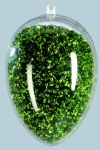 Oeuf plastique, 2 moitiés, pour remplir     Taille: Ø 10cm    Color: transparent