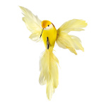 Colibri avec clip  Styrofoam plumes Color: jaune Size:  X...