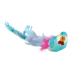 Perruche avec clip  Styrofoam plumes Color: turquoise...