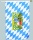 Drapeau sur tige de bois  soie artificielle Color: Bayern Size:  X 30x45cm