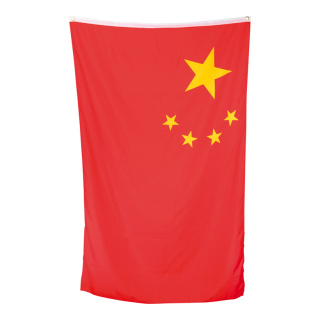 Flagge Kunstseide, mit Ösen Größe:90x150cm Farbe: China    #