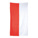 Flagge, Kunstseide, mit Ösen, 90x150cm,  Polen