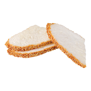 Slices of bread 3pcs./bag, foam plastic     Size: 17x9cm    Color: white