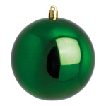 Boule de Noël vert 12pcs./blister brillant plastique...