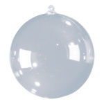 Ball acrylic, 2 halves Ø 29cm Color: clear