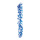 Foil garland  - Material: PVC foil with steel cable - Color: blue/white - Size: Ø 40cm X 200cm