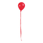 Balloon with hanger  - Material: plastic - Color: red -...