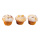 Muffins 3Stck./Btl., Schaumstoff     Groesse: Muffin 8,5x7cm    Farbe: natur     #