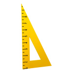Triangular ruler styrodur water-repellent 120x60cm Color:...