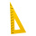 Triangular ruler styrodur water-repellent     Size: 60x30cm    Color: yellow/black