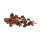 Autumn decoration  - Material: cones+berries PVC box - Color: natural-coloured - Size:
