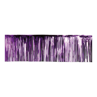 Foil curtain  - Material: metal foil - Color: purple - Size: 50x500cm
