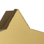 3-teiliges Schachtelset "Stern", 48cm, gold