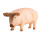 Cochon  résine synthétique Color: beige Size: 90x40cm