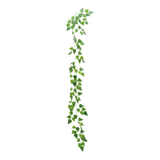 Birkenblattgirlande mit 110 Blättern, Kunstseide Größe:Ø 30cm, 180cm Farbe: grün    #