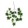 Ivy twig with 25 leaves, artificial silk     Size: 70x40cm    Color: green/white