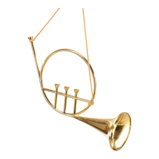 Horn  - Material: PVC - Color: gold - Size:  X 50cm