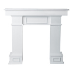 Fireplace  - Material: styrofoam - Color: white - Size:...