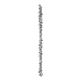 Ball chain  - Material: matt and shiny with 2 hooks plastic - Color: silver - Size: Ø 3/4/5/6cm X 180cm