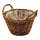 Plant basket  - Material: with plastic liner - Color: brown - Size: Ø 175cm