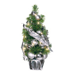 Christmas tree decorated with 20 LEDs warm/white -...