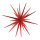 Etoile " spoutnik "  à assembler plastique - brillant Color: rouge Size: Ø 21cm