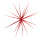 Sputnikstern zum Zusammensetzen, aus Kunststoff, glänzend     Groesse:Ø 55cm    Farbe:rot