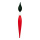 Pinsel Styropor     Groesse: 120x32cm    Farbe: rot/schwarz     #