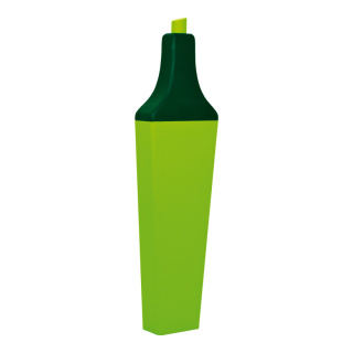 Textmarker Styropor     Groesse: 120x32cm - Farbe: grün/schwarz #   Info: SCHWER ENTFLAMMBAR