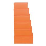 Boxes 6pcs./set assemblable carton rectangulaire Color:...