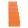 Boxes 6pcs./set assemblable carton rectangulaire Color: orange Size: 35x24x142 375x26x157 X 395x28x162 42x305x167